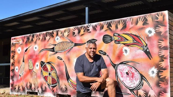 LES LIPWURRUNGA HUDDLESTON - Aboriginal Artist from Roper River, E. Arnhem Land, N.T