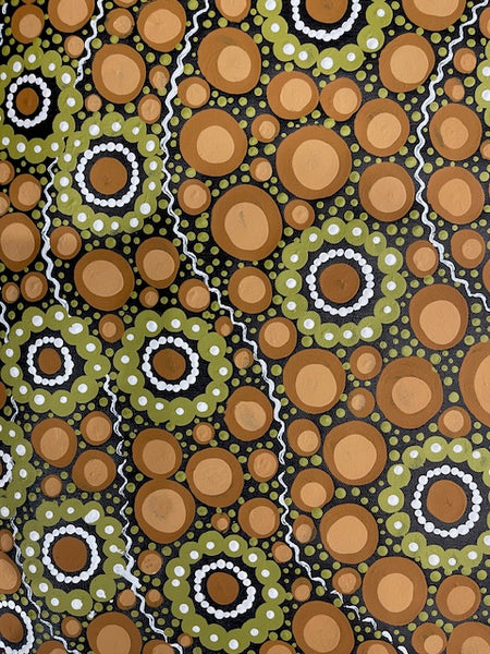 #156 Sacred Water - TREPHINA SULTAN THANGUWA :  90cm x 72cm