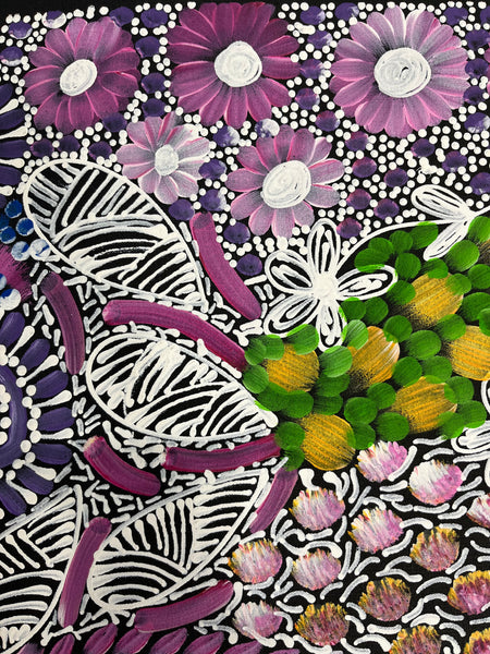#64 - WOMEN'S CEREMONY (Multi) - Karen Bird Ngale - 67cm x 74cm
