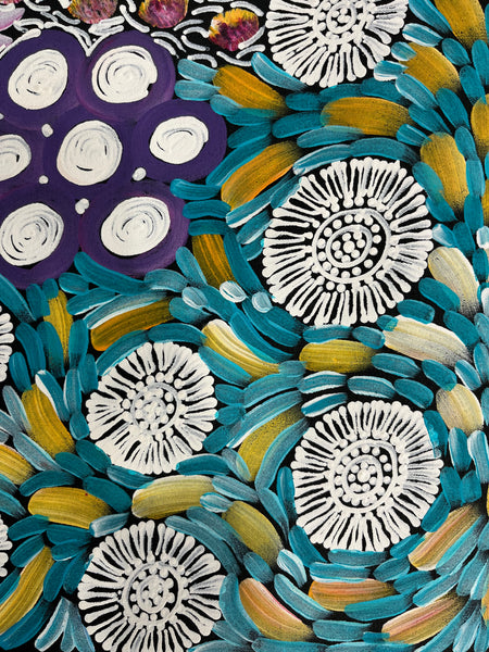 #64 - WOMEN'S CEREMONY (Multi) - Karen Bird Ngale - 67cm x 74cm