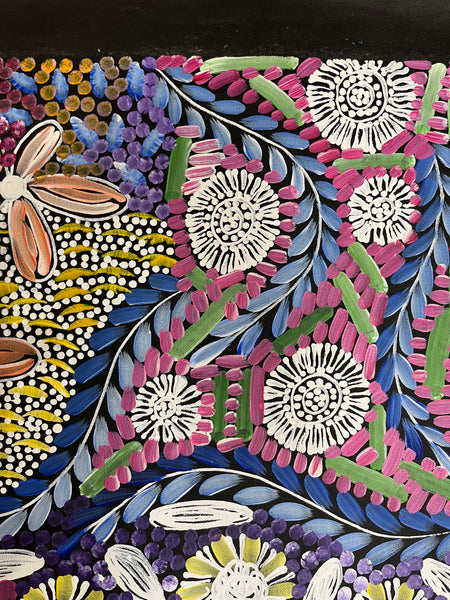 #293 - WOMEN'S CEREMONY (Multi) - Karen Bird Ngale - 90cm x 145cm
