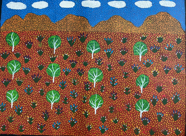 #366 My Grandmothers Country - ARTIST: HELEN RUBUNTJA 94cm x 71cm