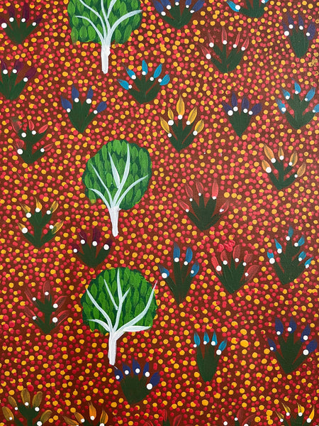 #366 My Grandmothers Country - ARTIST: HELEN RUBUNTJA 94cm x 71cm