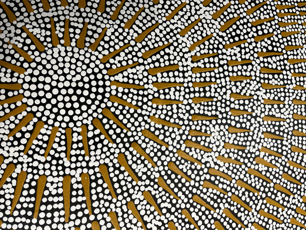 #171 Butterfly Dreaming ARTIST:  KATRINA NAPALJARRI SPENCER  62CM X 83CM