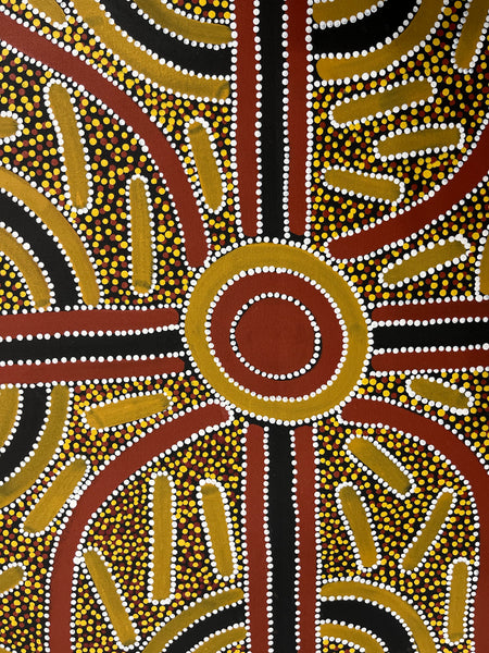 #173 Mulga Seeds & Berries ARTIST: TRISTAN BIRD 73cm x 95cm