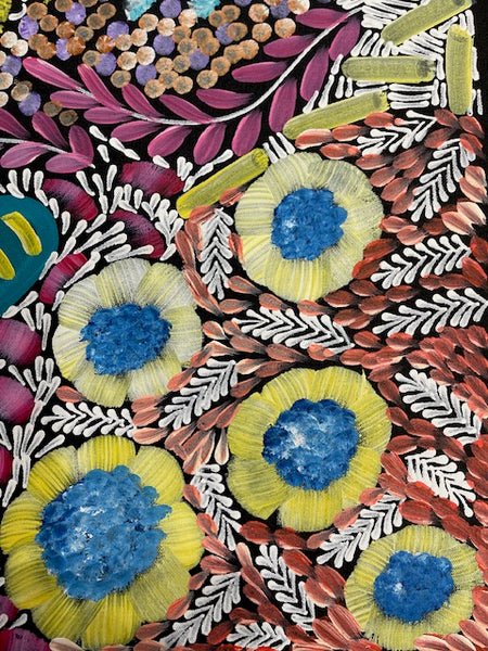 #39 Women's Ceremony (Multi) Artist:  Karen Bird Ngale  73cm x 41cm