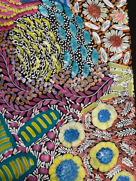 #39 Women's Ceremony (Multi) Artist:  Karen Bird Ngale  73cm x 41cm