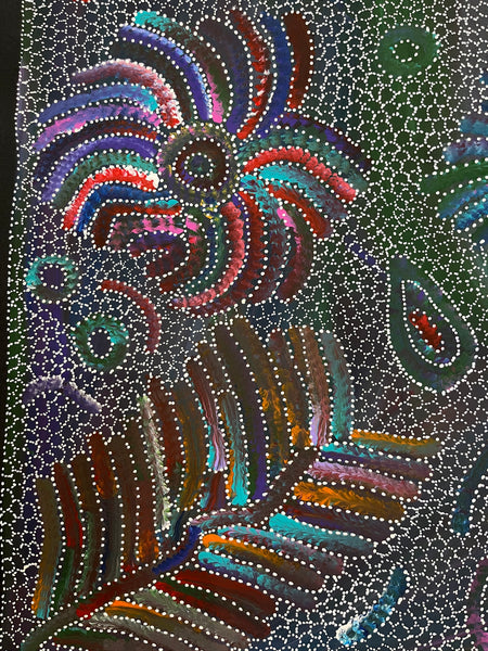#353 Yam Seed Dreaming Artist: JEDDA PURVIS KNGWARREYE:  200cm x 91cm