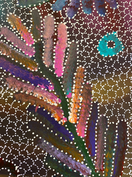 #353 Yam Seed Dreaming Artist: JEDDA PURVIS KNGWARREYE:  200cm x 91cm