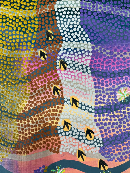 #347 - Dalhouse Springs (Sunset) - ARTIST: KATHY ARBON - 92 x 67cm