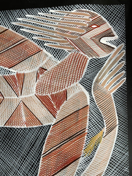 #387 Grandfather Mimi Spirit - EDDIE BLITNER : Aboriginal Art :  94cm x 84cm