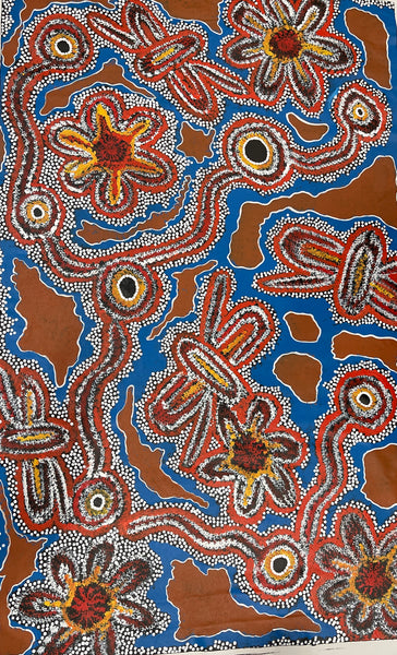 #11 Saltwater to Desert (Multi)- TREPHINA SULTAN THANGUWA: 150x94cm