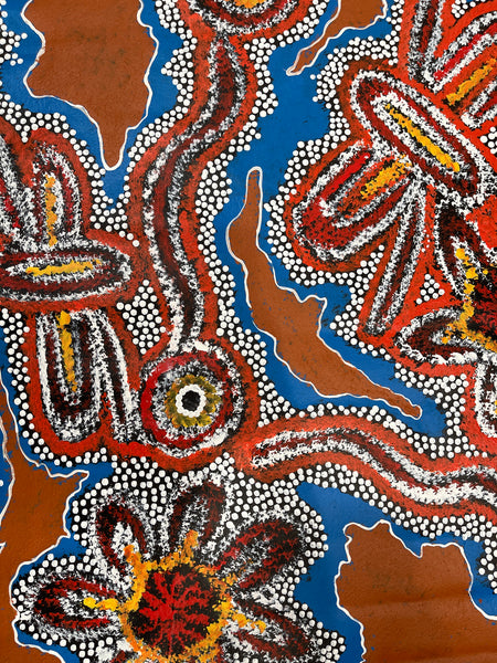 #11 Saltwater to Desert (Multi)- TREPHINA SULTAN THANGUWA: 150x94cm