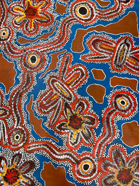 #11 Saltwater to Desert (Multi)- TREPHINA SULTAN THANGUWA: 150x94cm