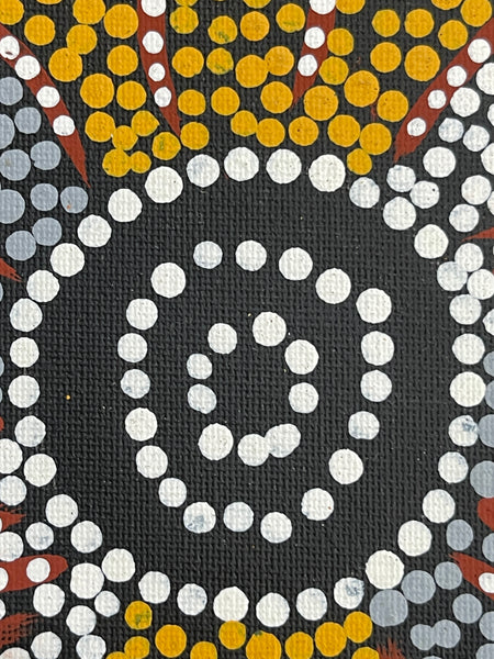 #335 Women Digging for Honey Ants: ANGELA NUMINA : ABORIGINAL ART: 31x41cm