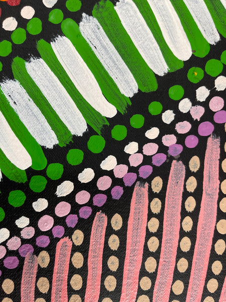 #318 Wallaby Tracks My Country Dreaming (Multi) - Pacinta Turner: 95x124cm