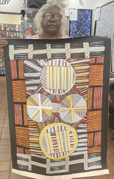 #263  Jilimara Design -  MAREE GOREY: Aboriginal Art: 70x100cm