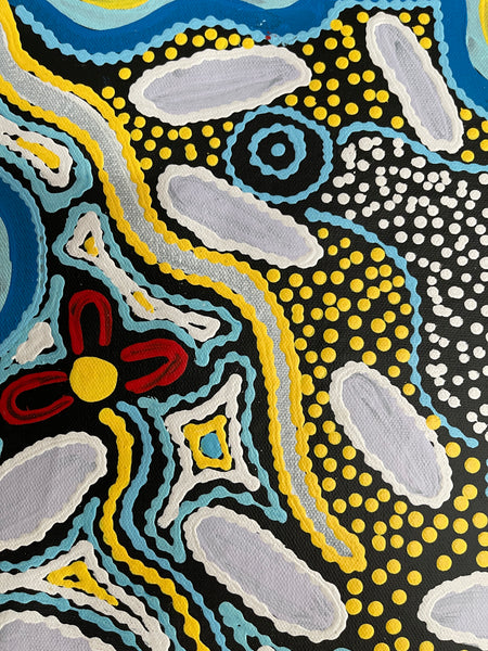#223 'Special Place to find water" - TREPHINA SULTAN THANGUWA : 70x90cm