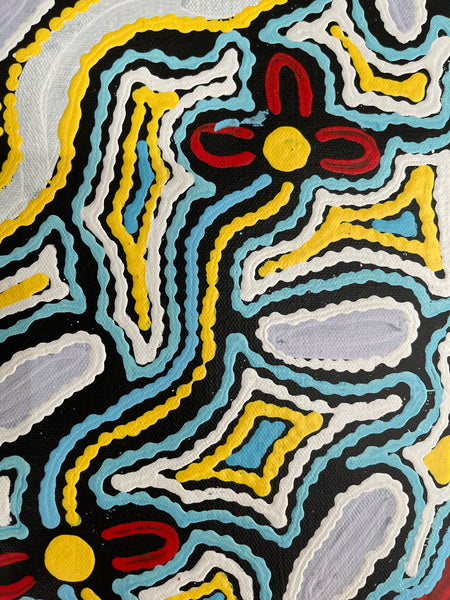 #223 'Special Place to find water" - TREPHINA SULTAN THANGUWA : 70x90cm