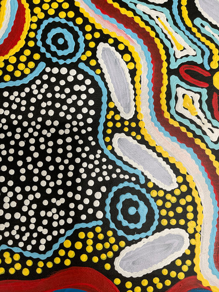 #223 'Special Place to find water" - TREPHINA SULTAN THANGUWA : 70x90cm