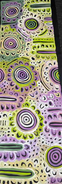 #234 Women's Body Design - Ceremony (Multi) LOUISE NUMINA : Aboriginal Art: 62x200cm