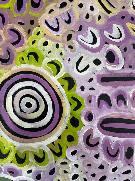 #234 Women's Body Design - Ceremony (Multi) LOUISE NUMINA : Aboriginal Art: 62x200cm