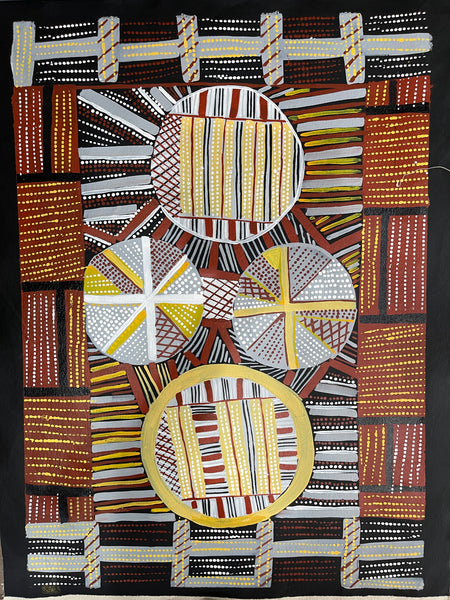 #263  Jilimara Design -  MAREE GOREY: Aboriginal Art: 70x100cm