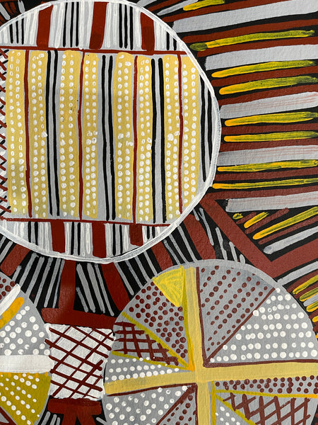 #263  Jilimara Design -  MAREE GOREY: Aboriginal Art: 70x100cm