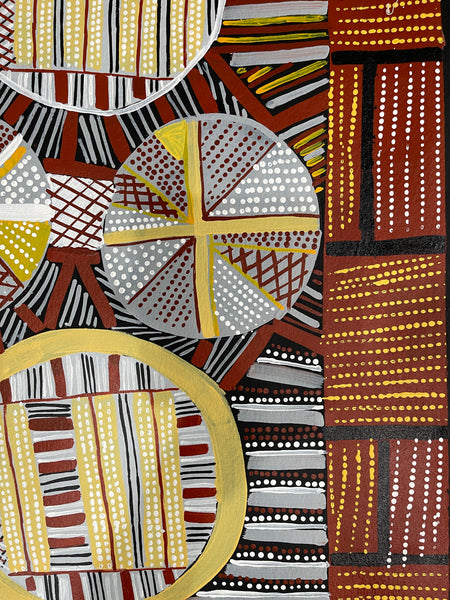 #263  Jilimara Design -  MAREE GOREY: Aboriginal Art: 70x100cm
