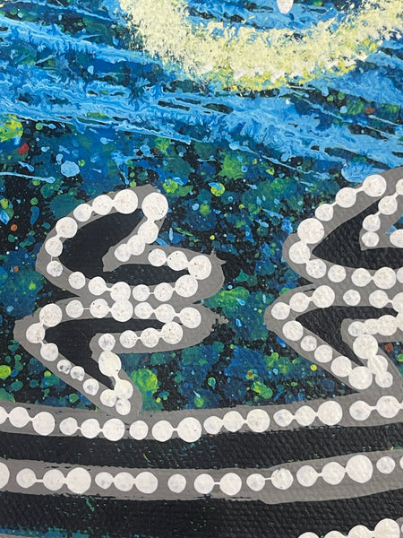#321 Seven Sisters (Multi) - REGGIE SULTAN: Kaytja - Central Desert: 41x69cm