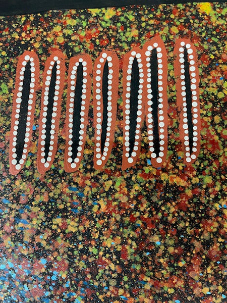 #5 Seven Sisters (Multi) - REGGIE SULTAN: Kaytja - Central Desert: 87cm x 136cm