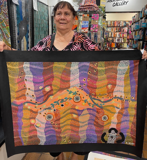 #347 - Dalhouse Springs (Sunset) - ARTIST: KATHY ARBON - 92 x 67cm