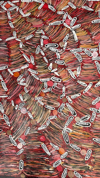 #26 Walpa Puntu - Big Wind (Reds) - TREPHINA SULTAN THANGUWA : 94cm x 150cm