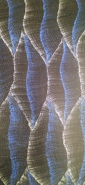 #48 Sandhills Dreaming (Blue) Debbie Napaljarri Brown 64 x 97cm