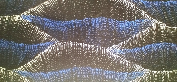 #48 Sandhills Dreaming (Blue) Debbie Napaljarri Brown 64 x 97cm