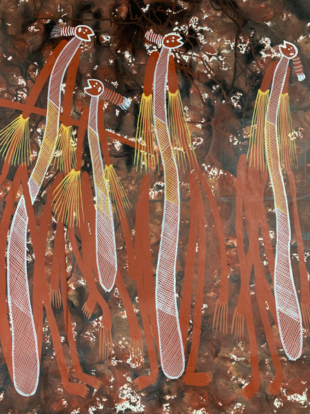 #136 Mimi Spirits - EDDIE BLITNER : Aboriginal Art : 90x155cm
