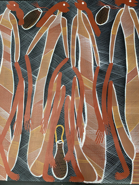 #8 Mimi Spirits Chatting - EDDIE BLITNER : Aboriginal Art : 96x138cm