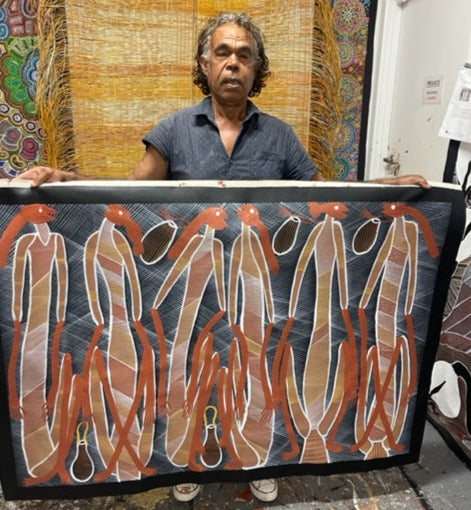 #8 Mimi Spirits Chatting - EDDIE BLITNER : Aboriginal Art : 96x138cm