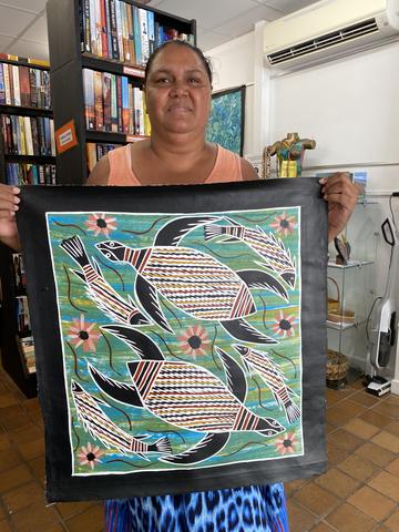 CHRISTINE BURARRWANGA - Aboriginal Artist from Yirrkala, N.E. Arnhem Land