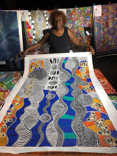 LANITA NUMINA - Kaytetye Artist from Utopia region - Aboriginal Art