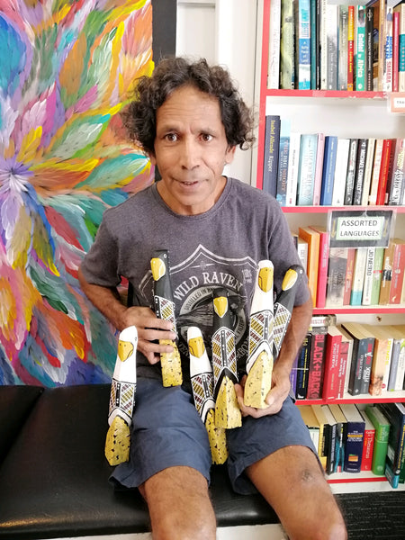 KENNY REID - Larrakia Aboriginal Painter and Carver