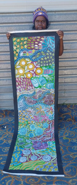 #215 - Women's Ceremony (Multi) - Karen Bird Ngale - 54cm x 200cm