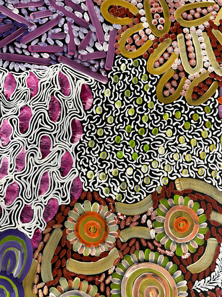 #401 - WOMEN'S CEREMONY (Multi) - Karen Bird Ngale - 70cm x 198cm
