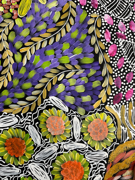 #401 - WOMEN'S CEREMONY (Multi) - Karen Bird Ngale - 70cm x 198cm