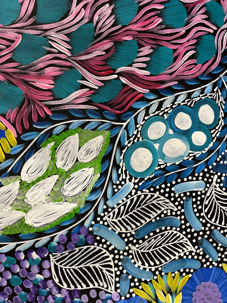 #248 - WOMEN'S CEREMONY (Multi) - Karen Bird Ngale - 71cm x 198cm