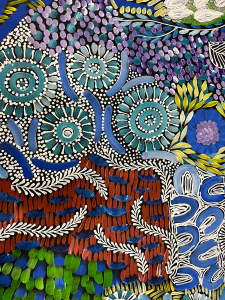 #248 - WOMEN'S CEREMONY (Multi) - Karen Bird Ngale - 71cm x 198cm