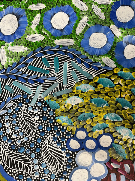 #248 - WOMEN'S CEREMONY (Multi) - Karen Bird Ngale - 71cm x 198cm