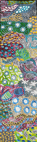 #339 - WOMEN'S CEREMONY (Multi) - Karen Bird Ngale - 55cm x 198cm
