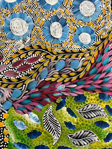#339 - WOMEN'S CEREMONY (Multi) - Karen Bird Ngale - 55cm x 198cm