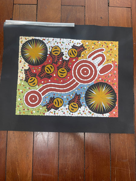 #211 Honey Ant Dreaming - JONATHAN HOCKLEY - Aboriginal Art: 26x34cm